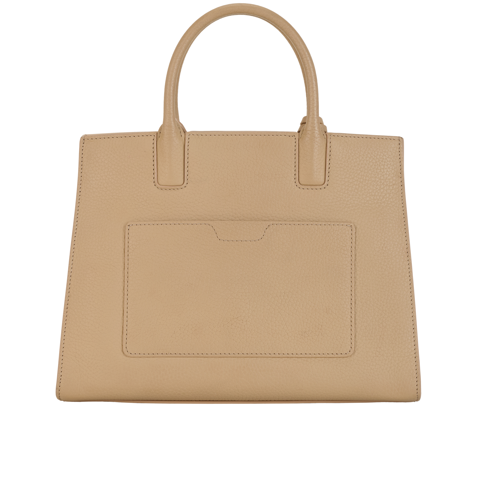 Mini Frances Tote, &pound;550, Handbags, Beige, Leather, Back view